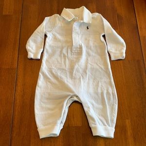 Ralph Lauren 3month white one piece long sleeve